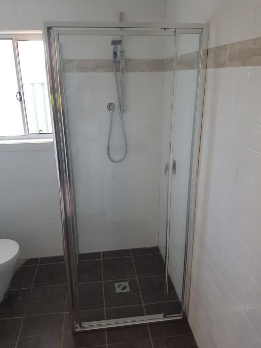 Front View of Fully Framed Shower Screens