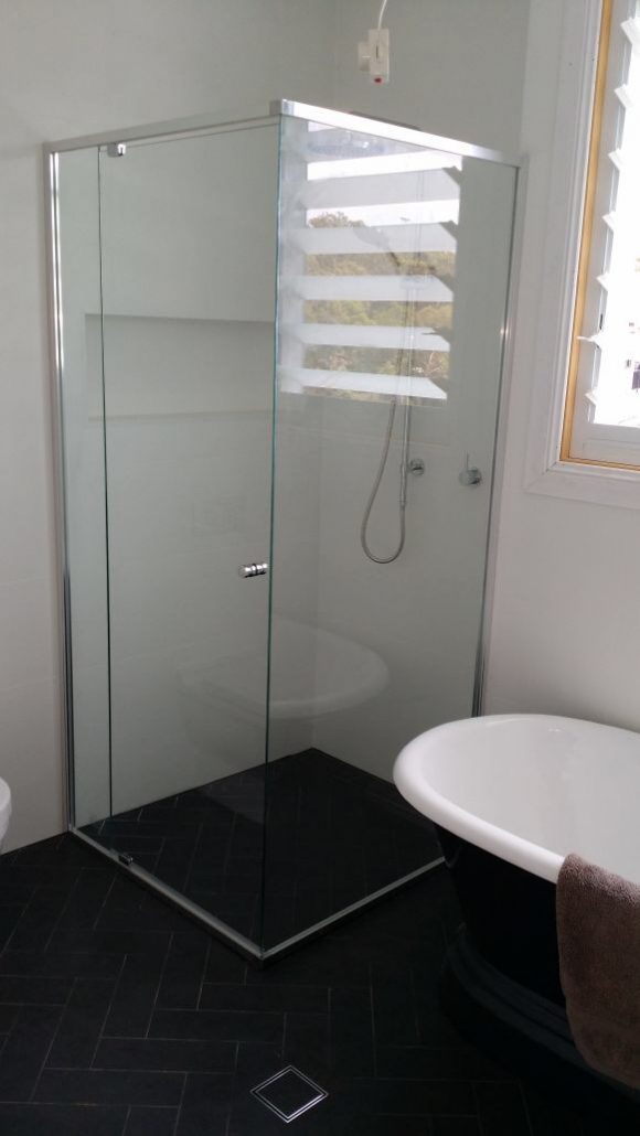 Quote Shower semi frameless screens framed showers